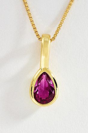 Set & Stones Teardrop Birthstone Necklace