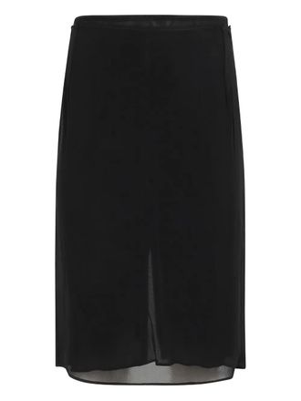 Marella slit skirt - women - Viscose - 42 - Black