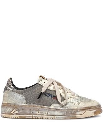 Autry Medalist cracked sneakers - Grijs