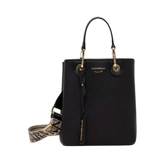 Emporio Armani Dames, Tassen, Zwart, Maat: ONE Size Leer