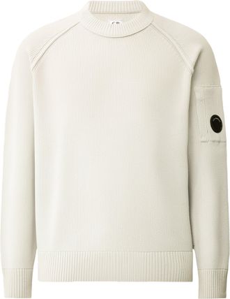 C.P. Company Chenille Cotton Lens Crewneck Sweater