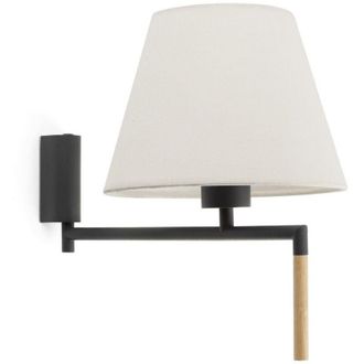 Faro Barcelona Ron Lampada Da Parete grigio oscuro/beige