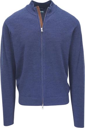 Peter Millar Maglione con zip - Marrone