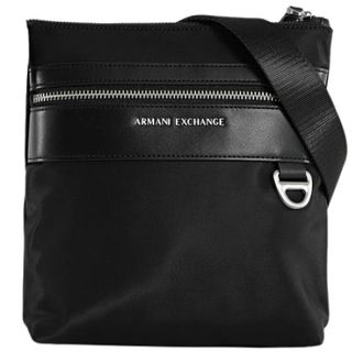A|X Armani Exchange Messenger Bag - Heren - Tassen - Zwart - Maat: ONE Size Poliester