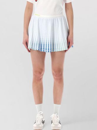Casablanca tennis pleated jacquard racer skirt