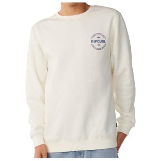 Rip Curl Staple Crew Pullover f&uuml;r Herren | wei&szlig;