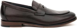 Sergio Moretti Leren Loafers - Heren - Loafers - Bruin - 45 EU - Leer - Schoenen