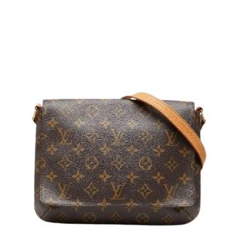 Louis Vuitton Pre-owned Cross Body Bags, female, Brown, Size: ONE SIZE Pre-owned Musette Tango Monogram Shoulder Bag