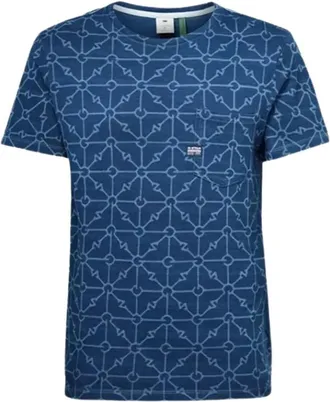 G-Star Tops, Heren, Blauw, S, T-shirts