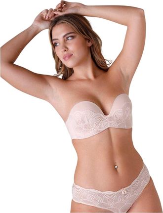 Wonderbra Strapless-bh Glamour voor dames (Ivoor)