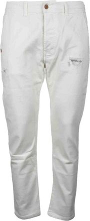 Daniele Alessandrini Heren, Jeans, Wit, Maat: W31 Katoen