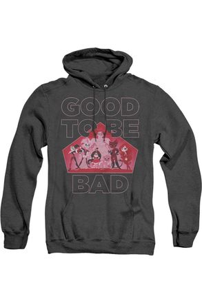 Gildan DC Comics Superhero Girls Good To Be Bad Adult Heather Hoodie / Hooded Sweatshirt