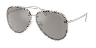 Michael Kors MK1147 PORTOFINO 18936G Womens Sunglasses Silver Size 59