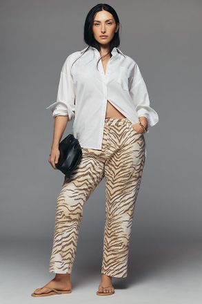 Good American Good Vintage Straight Mid-Rise Straight-Leg Jeans