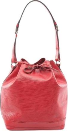 Louis Vuitton Pre-owned Bucket Bags, female, Red, Size: ONE SIZE Pre-owned Vintage Bucket Bag