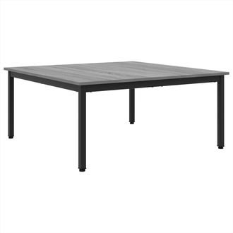 vidaXL Mesa De Caf&eacute; Gris Sonoma 100 X 100 X 45 Cm Madera De Ingenier&iacute;a Vidaxl