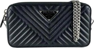 Prada Pre-owned Vintage Schoudertas - Dames - Vintage Schoudertas - Zwart - ONE Size - Leer - Vintage