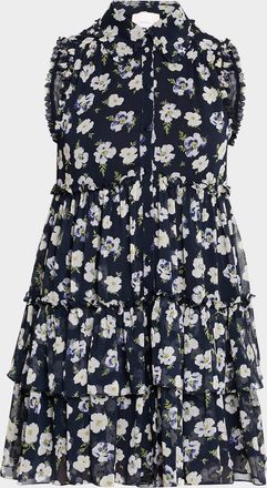 Cinq à Sept Becci Floral Sleeveless Mini Dress