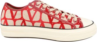 Valentino VLogo Toile Iconographe Low-Top Sneakers