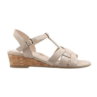 Ara Schoenen, Dames, Beige, 39 EU, Leer, Sirmione-S Sandalen met Hoge Hak