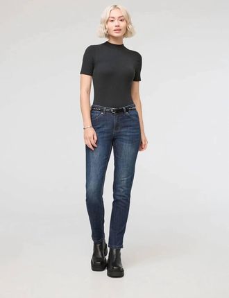 Duer Girlfriend Fit Jeans In Heritage Blue