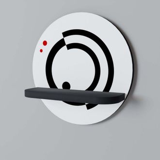 OEM Estante Redondo Orbital Flow Negro