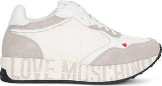 Love Moschino Sneakers con Logo - - Shoes - Donna - Bianco - 37 EU