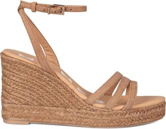 Maneb&igrave; 100 mm Hamptons su&egrave;de espadrilles - Beige