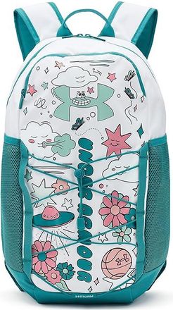 Under Armour Hustle Sport 6.0 Backpack Backpack Bags White/Boundless Blue/Enamel Blue, Polyester