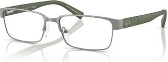 A|X Armani Exchange 54mm Rectangle optical glasses in Grey at Nordstrom