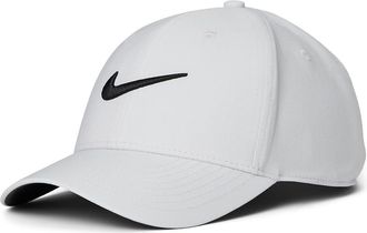 Nike Dri-FIT Club Structured Swoosh Cap Baseball Caps Photon Dust/Black : MD/LG, Polyester/Spandex