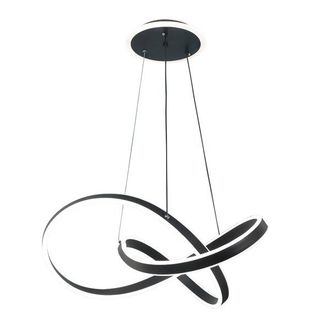 Fabrilamp Colgante Nantes Negro 120w 3000-4000-6000k Regx60x 60cm 9600lm C/remoto Y Reg.intensidad