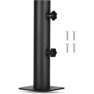 OEM Base De Paraguas Cuadrada De Acero Resistente Con Perilla Ajustable, Soporte Para Paraguas Para Patio, Muelles, Mesas De Picnic