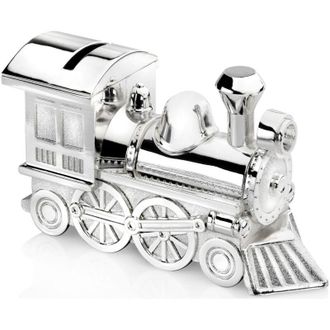 Zilverstad Hucha De Plata Para Ni&ntilde;os, Elegante Regalo De Locomotora Tama&ntilde;o: 54x147x85 Mm Sku: Zv6752261