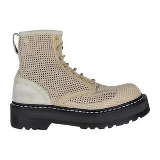 Premiata Lace-up Boots - Dames - Veterlaarzen - Beige - 36 EU - Leer - Schoenen