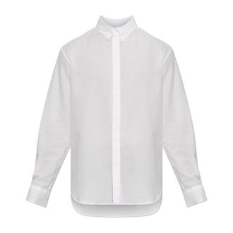 Giorgio Armani Heren, Overhemden, Wit, Maat: 2XL Katoen
