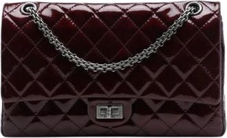 Chanel Pre-owned Vintage Flap Shoulder Bag - Dames - Vintage Schoudertas - Rood - ONE Size - Leer - Vintage