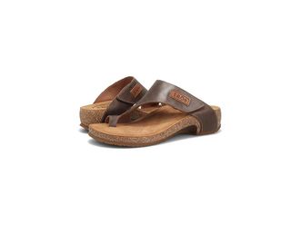 Taos Footwear Loop Womens Sandals Mocha : EU 41 (US Womens 10-10.5) M, Leather