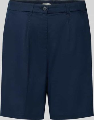 Tom Tailor Regular Fit Bermudas aus Lyocell in Marine, Gr&ouml;&szlig;e 34