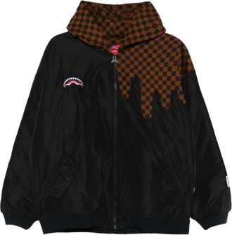 Sprayground zip-up bomber jacket - Black