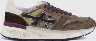 Premiata Sneakers Mick in nylon e pelle scamosciata con suola dentellata