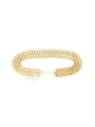 Paco Rabanne Polished Brass Belt - Gold