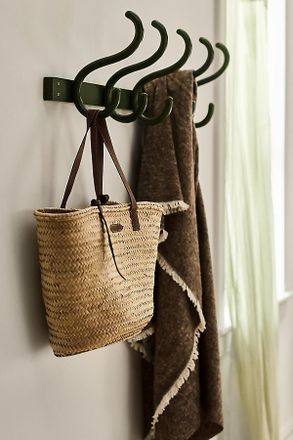 Anthropologie Luca Ash Wood Hook Rack