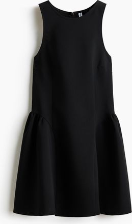 H&M Ausgestelltes Kleid - Schwarz