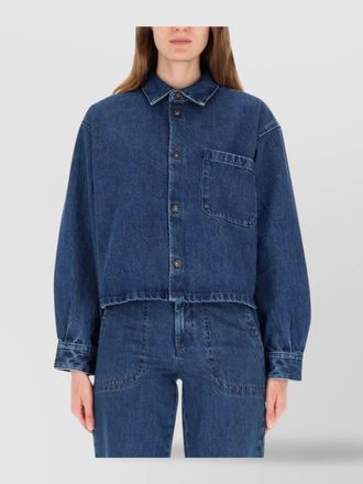 A.P.C. organic cotton samantha shirt jacket