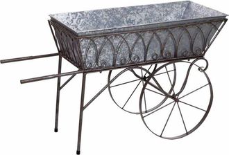 Wanderlust Deco Carro Expositor De Metal 93.35x39.37x53.98h Cm