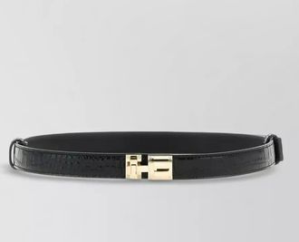 Tom Ford crocodile-effect leather belt