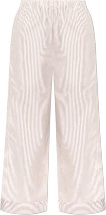 By Malene Birger Mirabello Broek - Dames - Wijde Broeken - Wit - S - Katoen - Broeken