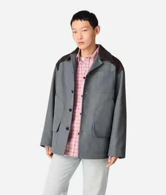 ジャケット BOTTEGA VENETA Women Jackets 724202V2KF0 1264 GREY Bottega Veneta Viscose And Silk Jacket Bottega Veneta
