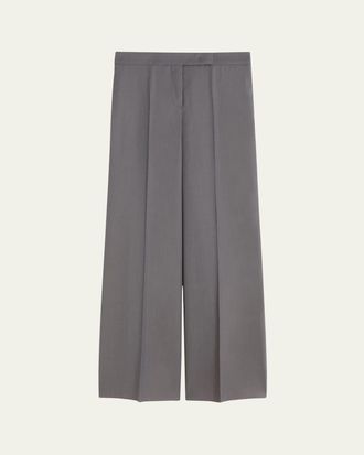 Max Mara Serio Virgin Wool Wide-Leg Pants